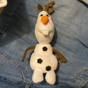 Olaf Ty stuffie no major issues cute Disney 7”